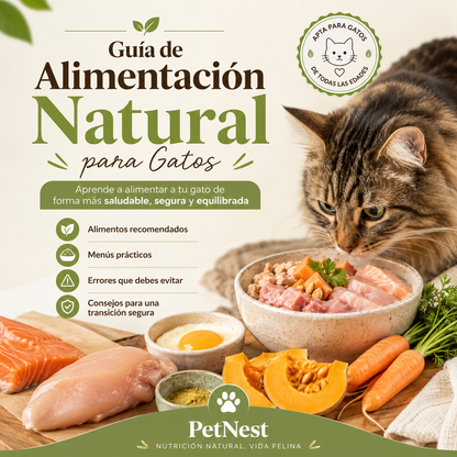 Guía de Alimentación Natural para Gatos