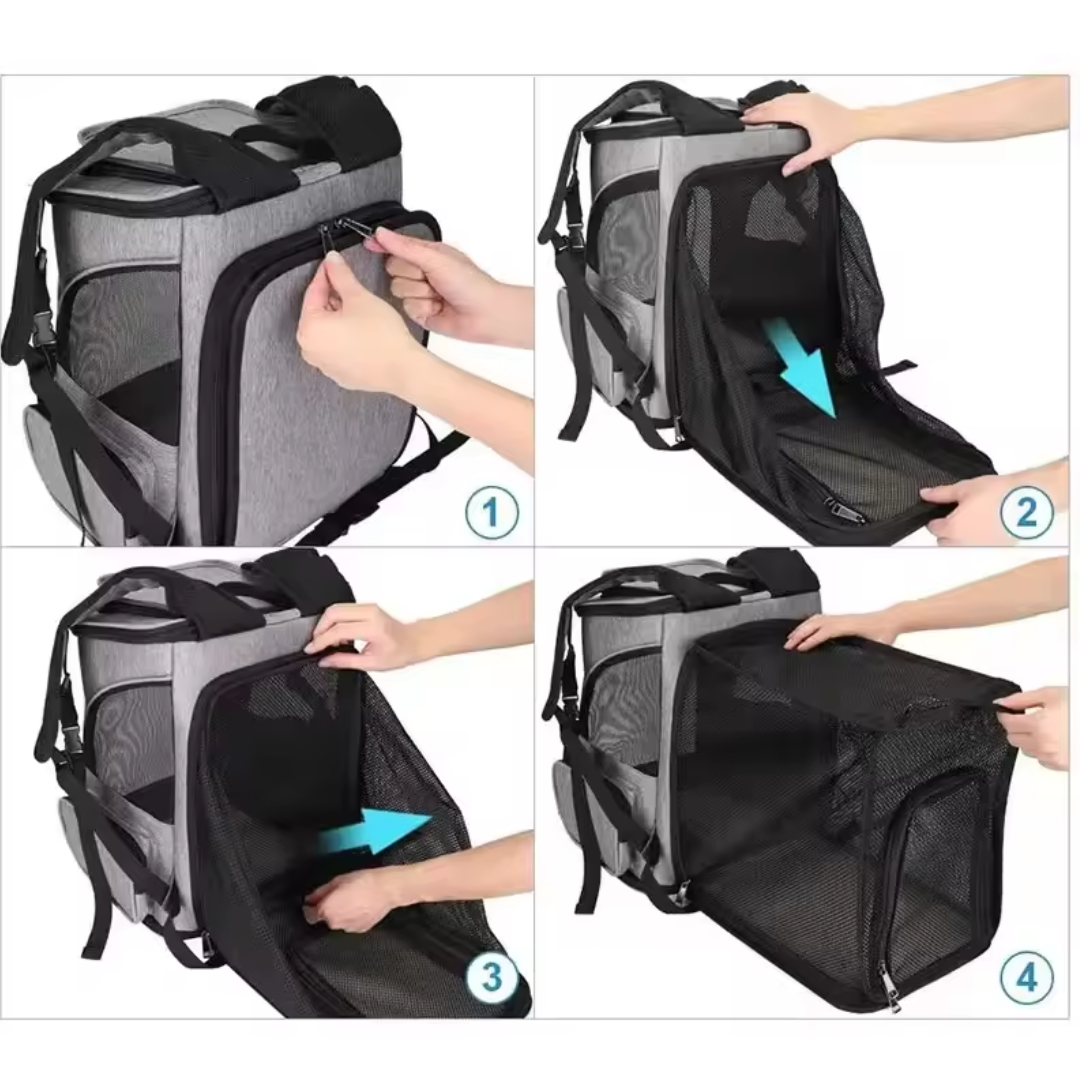 MOCHILA EXPANDIBLE PARA GATOS