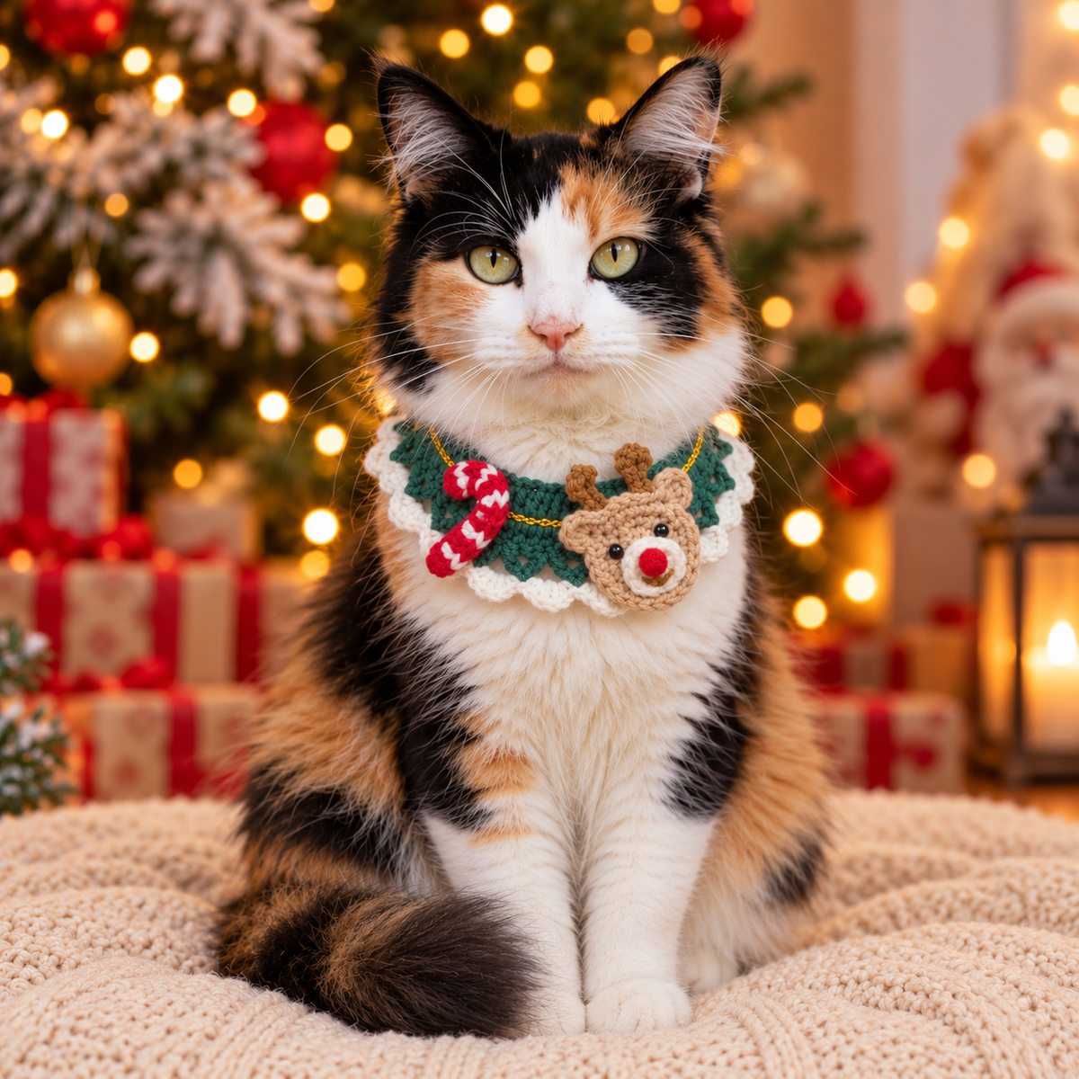 COLLAR NAVIDEÑO PARA GATOS