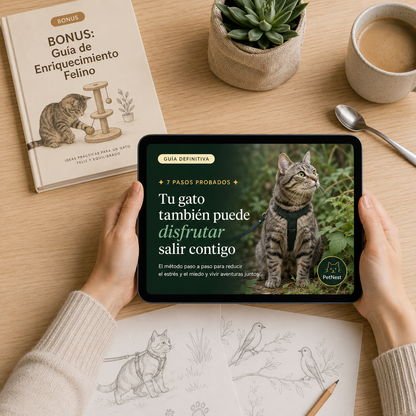 Aprende a salir con tu gato sin estrés y con seguridad