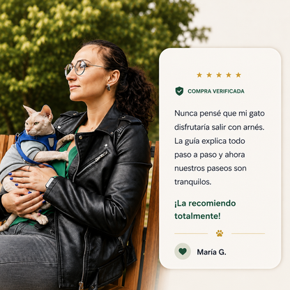 Aprende a salir con tu gato sin estrés y con seguridad