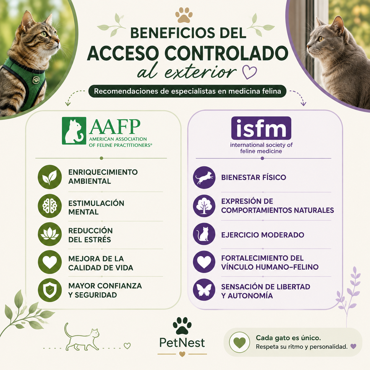 Aprende a salir con tu gato sin estrés y con seguridad