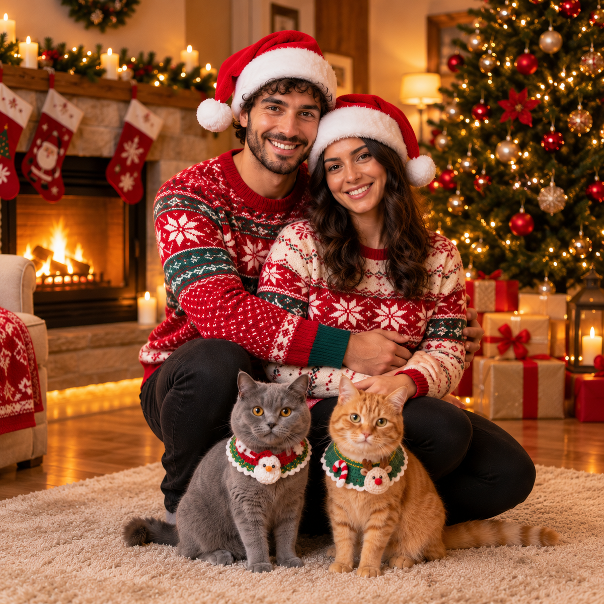 COLLAR NAVIDEÑO PARA GATOS