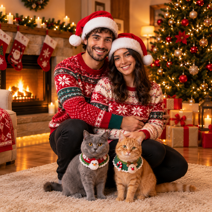 COLLAR NAVIDEÑO PARA GATOS